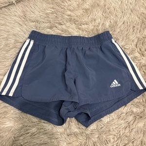 Adidas Navy Blue Women’s 3-Stripes Shorts, Size XS